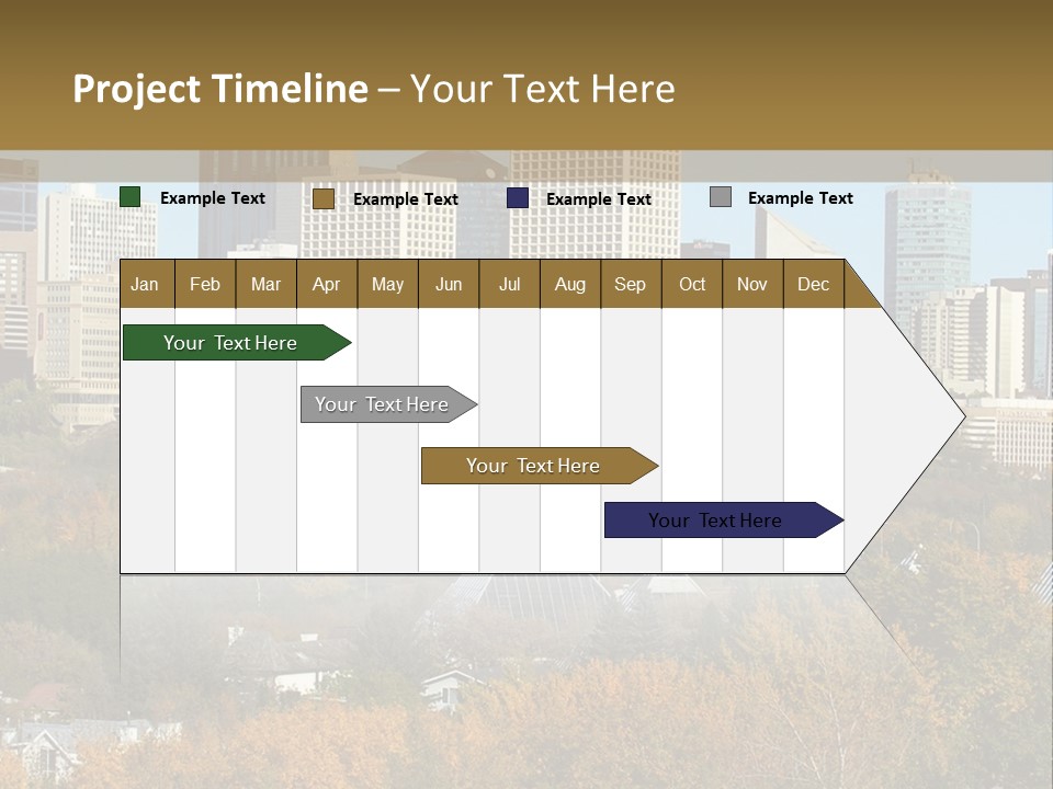 Autumn Buildings Fall PowerPoint Template