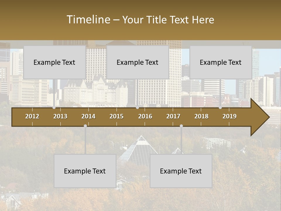 Autumn Buildings Fall PowerPoint Template