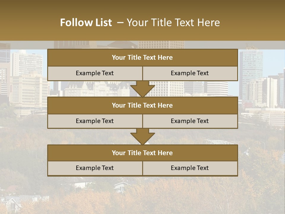 Autumn Buildings Fall PowerPoint Template