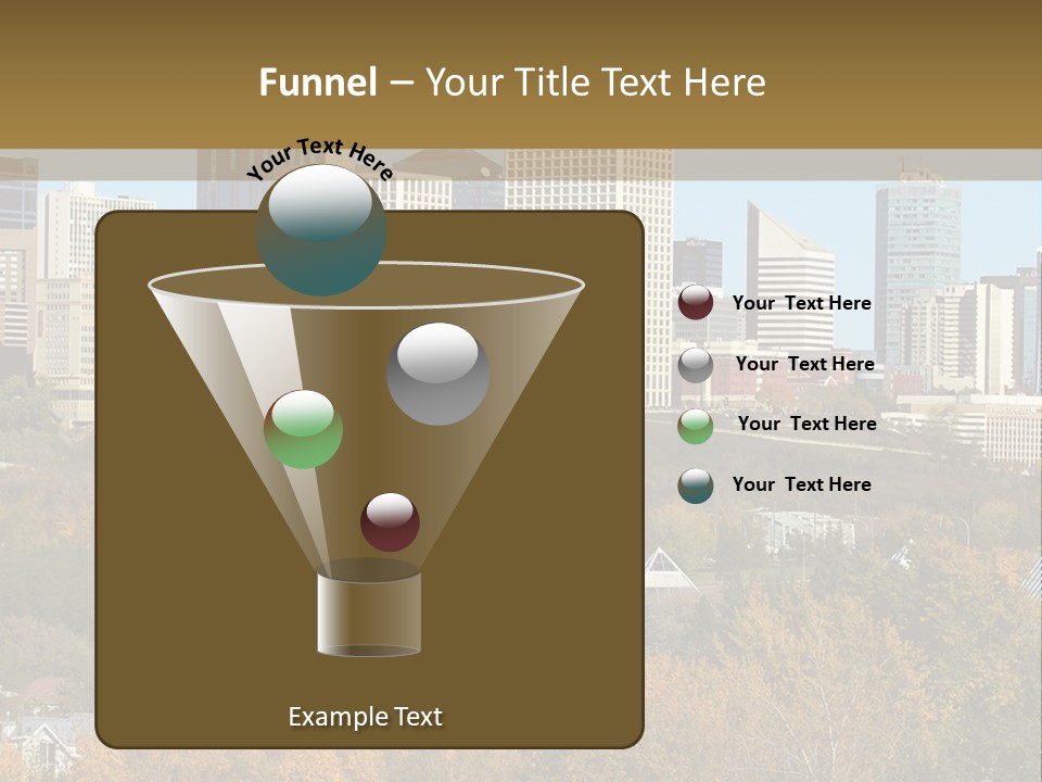 Autumn Buildings Fall PowerPoint Template