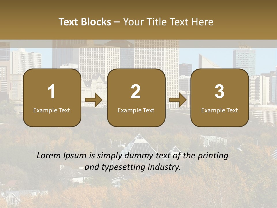 Autumn Buildings Fall PowerPoint Template