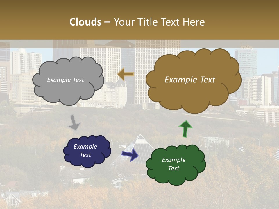 Autumn Buildings Fall PowerPoint Template