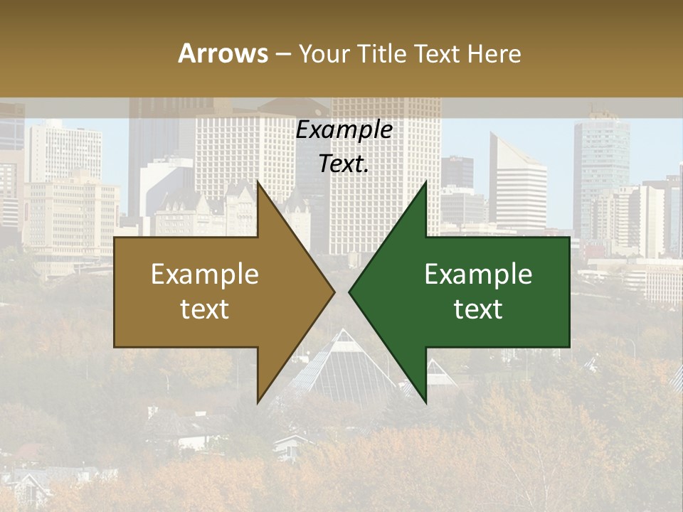 Autumn Buildings Fall PowerPoint Template