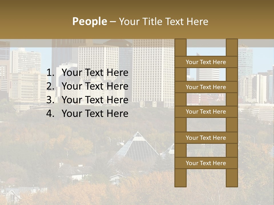 Autumn Buildings Fall PowerPoint Template