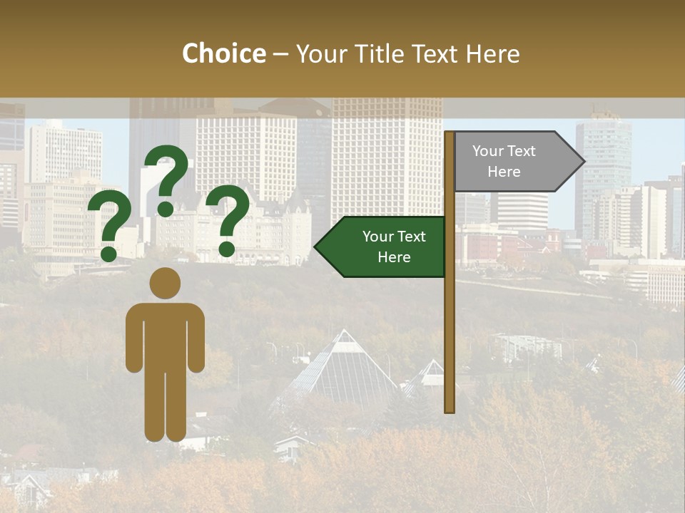 Autumn Buildings Fall PowerPoint Template