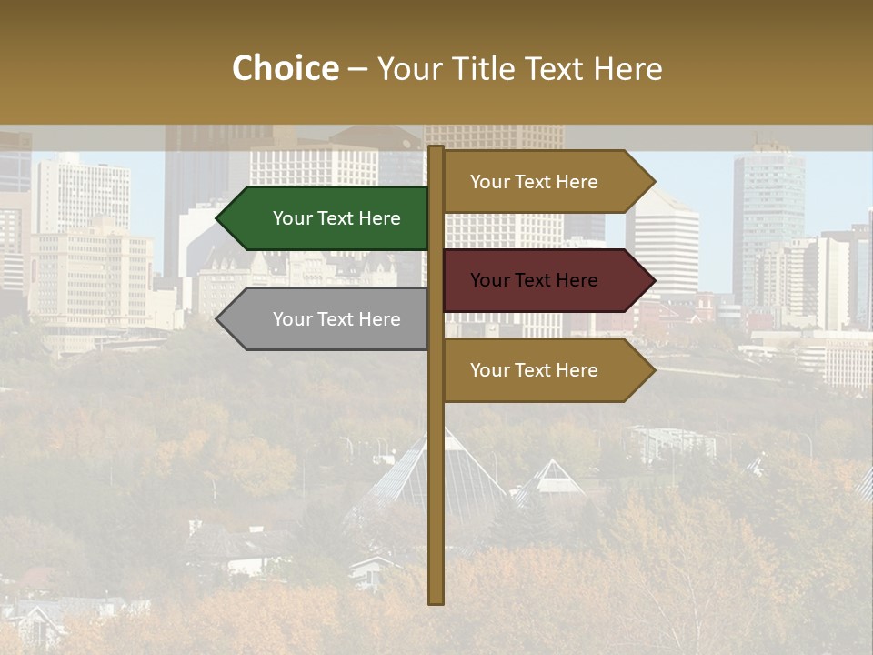 Autumn Buildings Fall PowerPoint Template