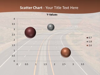 Sandstone Destination Roadway PowerPoint Template