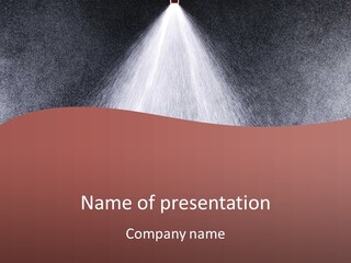 Spray Fresh Sprinkler PowerPoint Template