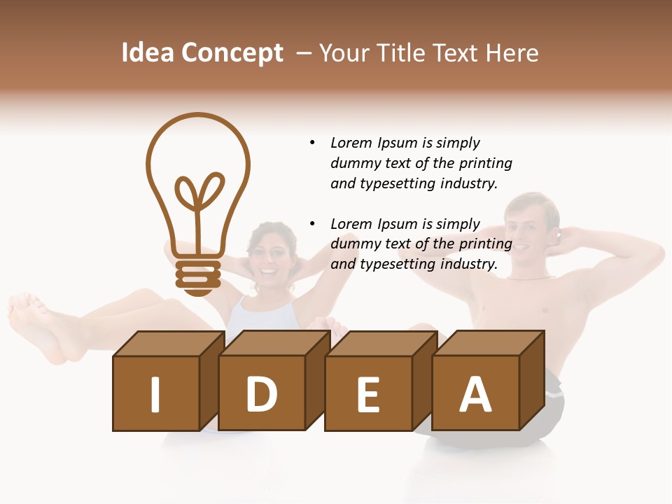 Trainer Woman Female PowerPoint Template