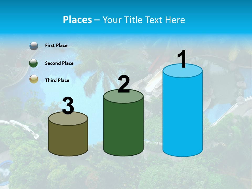 Coconut Top Palm PowerPoint Template