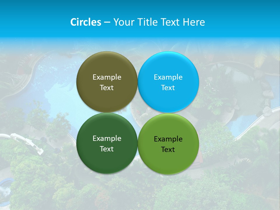 Coconut Top Palm PowerPoint Template