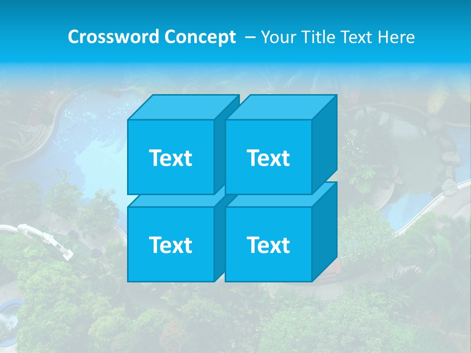 Coconut Top Palm PowerPoint Template