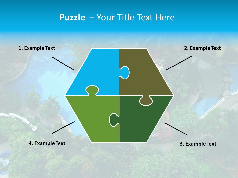 Coconut Top Palm PowerPoint Template