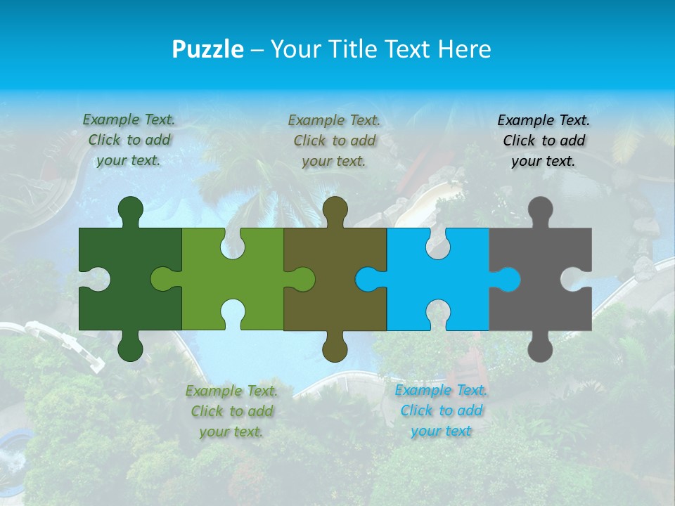 Coconut Top Palm PowerPoint Template