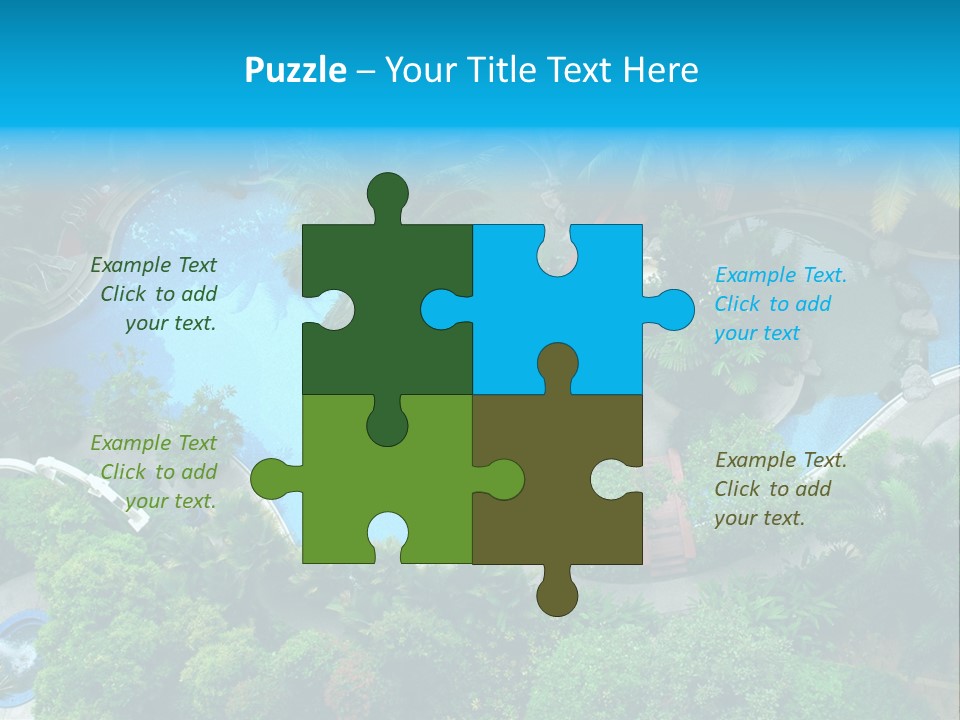 Coconut Top Palm PowerPoint Template