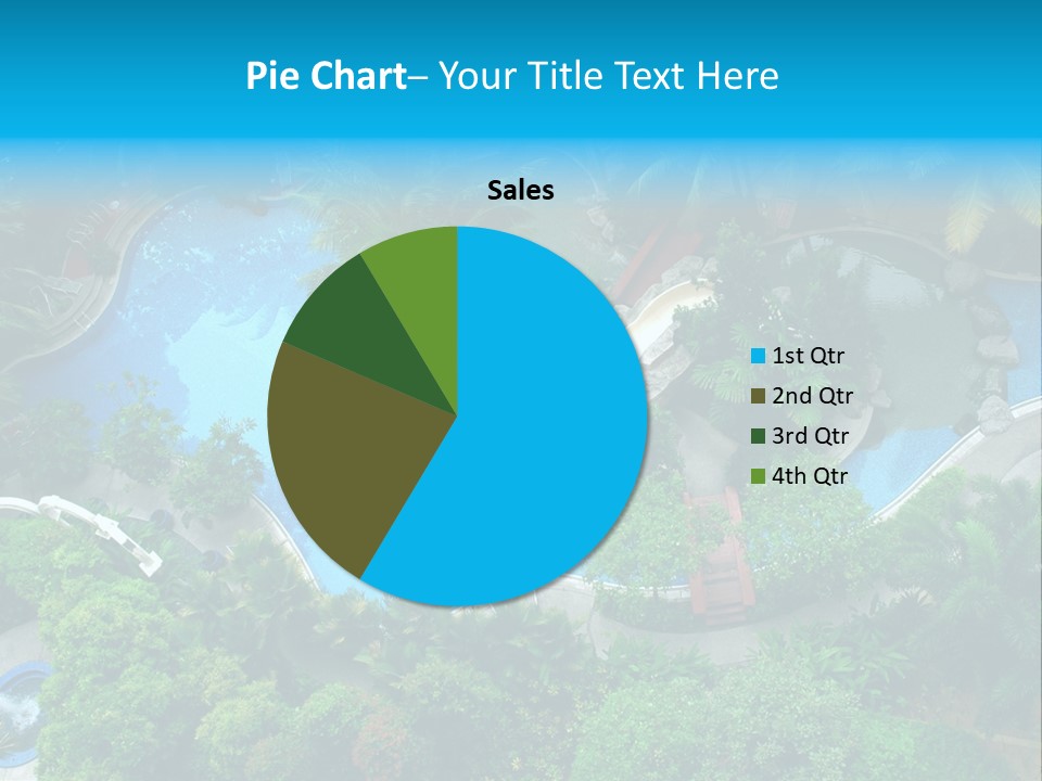Coconut Top Palm PowerPoint Template