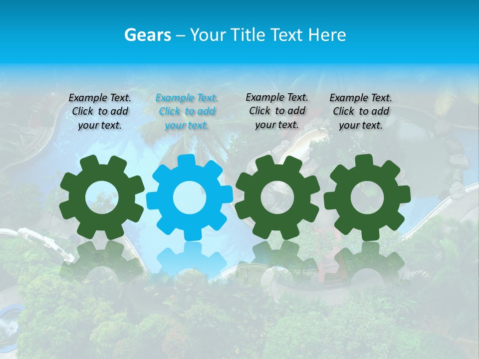 Coconut Top Palm PowerPoint Template