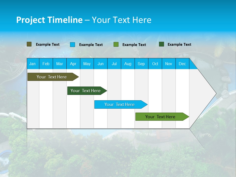 Coconut Top Palm PowerPoint Template