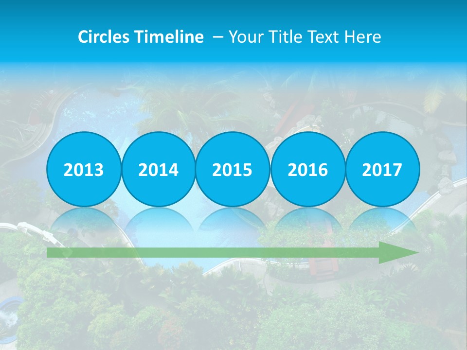 Coconut Top Palm PowerPoint Template