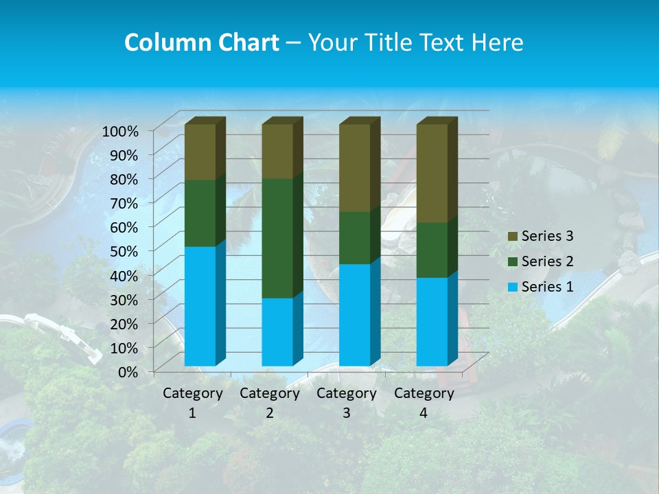 Coconut Top Palm PowerPoint Template