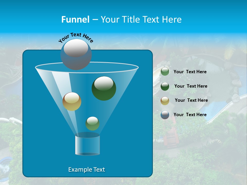 Coconut Top Palm PowerPoint Template