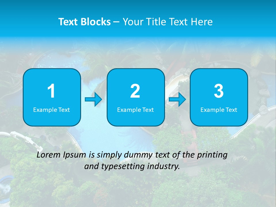 Coconut Top Palm PowerPoint Template