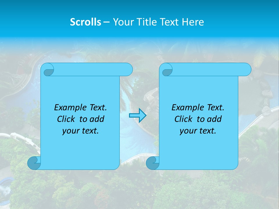 Coconut Top Palm PowerPoint Template