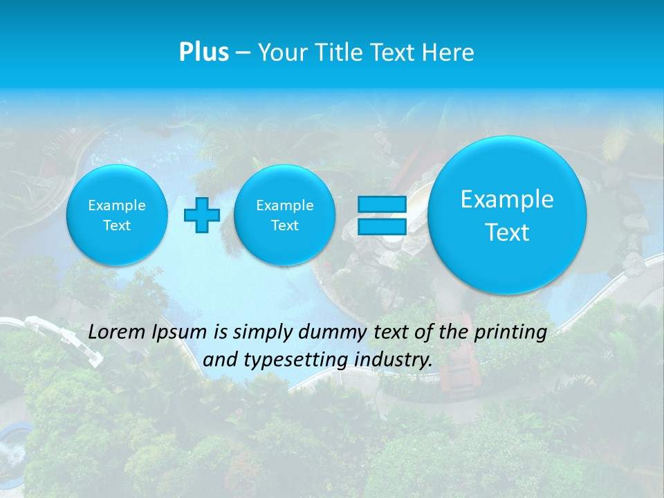 Coconut Top Palm PowerPoint Template