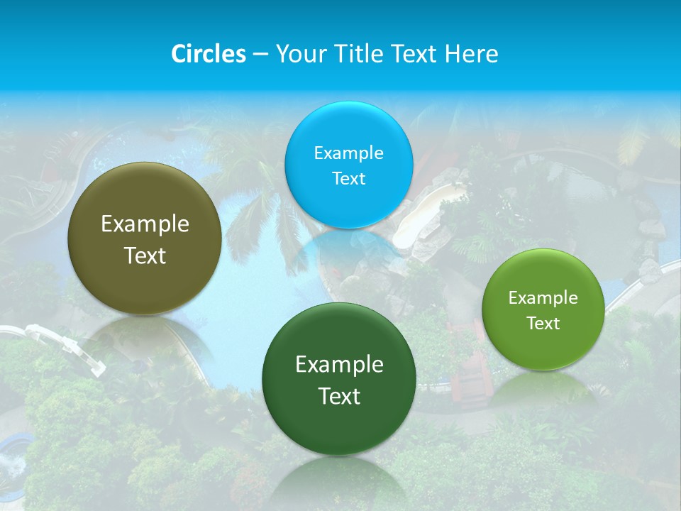 Coconut Top Palm PowerPoint Template