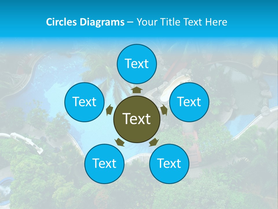 Coconut Top Palm PowerPoint Template