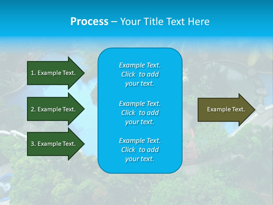 Coconut Top Palm PowerPoint Template
