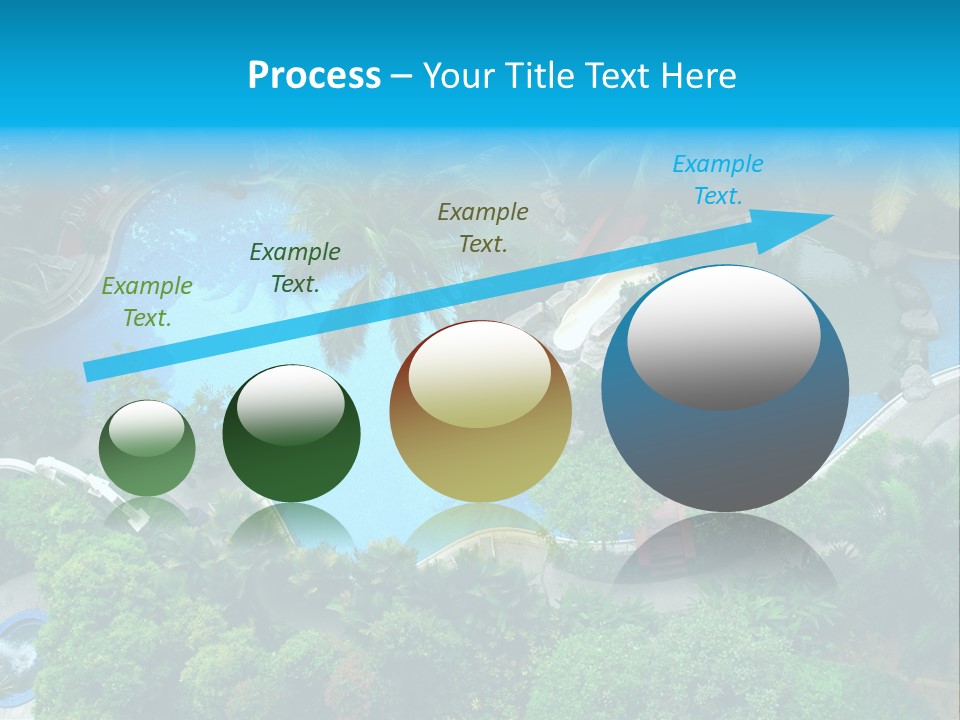 Coconut Top Palm PowerPoint Template