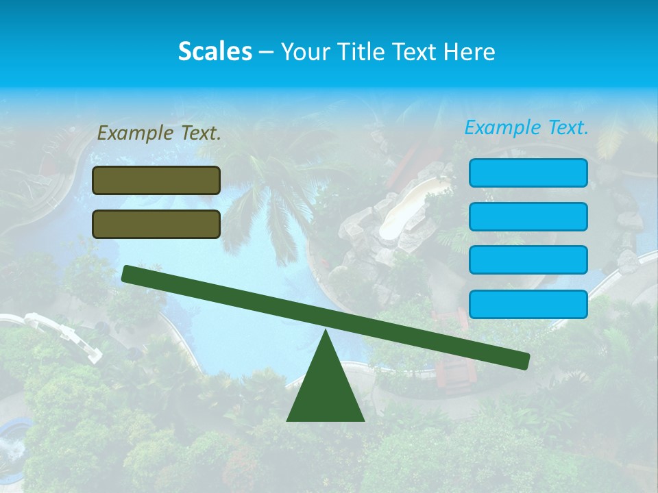 Coconut Top Palm PowerPoint Template