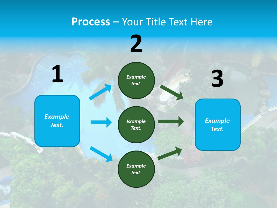 Coconut Top Palm PowerPoint Template