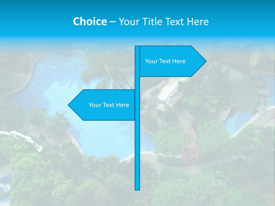 Coconut Top Palm PowerPoint Template