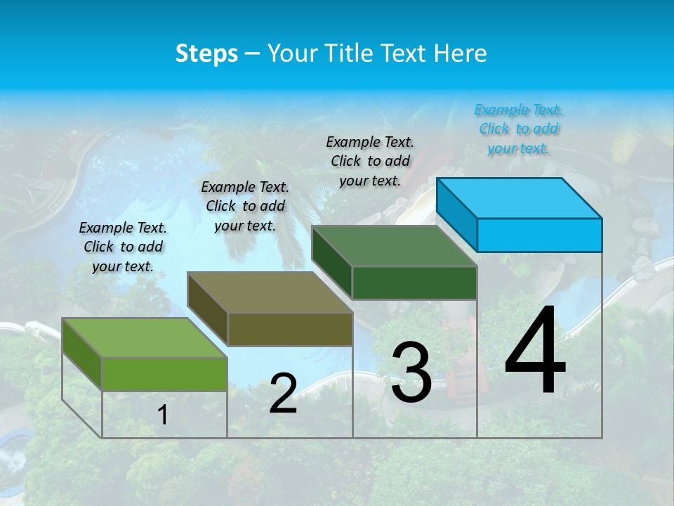 Coconut Top Palm PowerPoint Template
