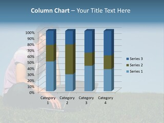 Entertaining Notebook Man PowerPoint Template