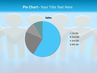 Teamwork Dependence Relationship PowerPoint Template