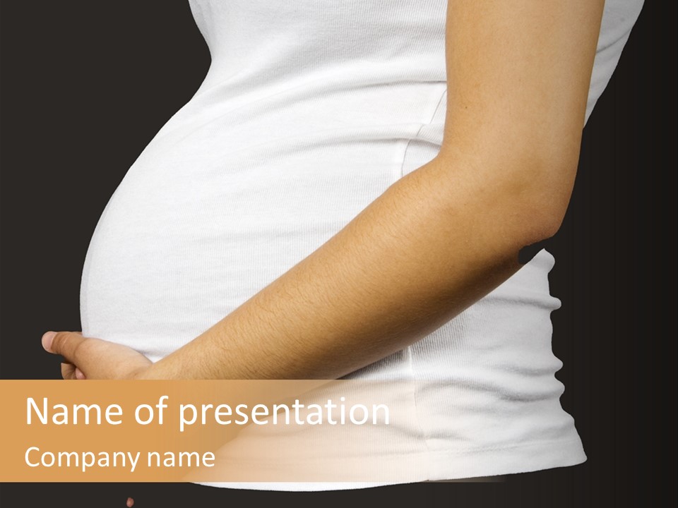 Birth Baby Pregnant PowerPoint Template