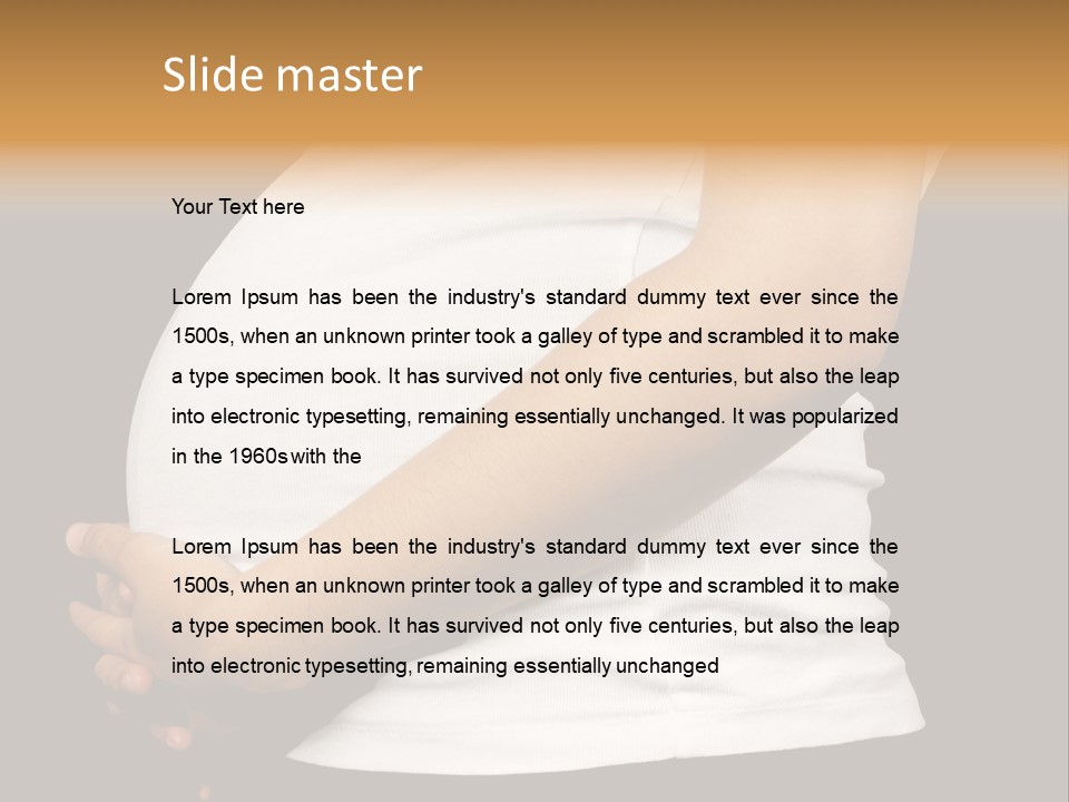 Birth Baby Pregnant PowerPoint Template