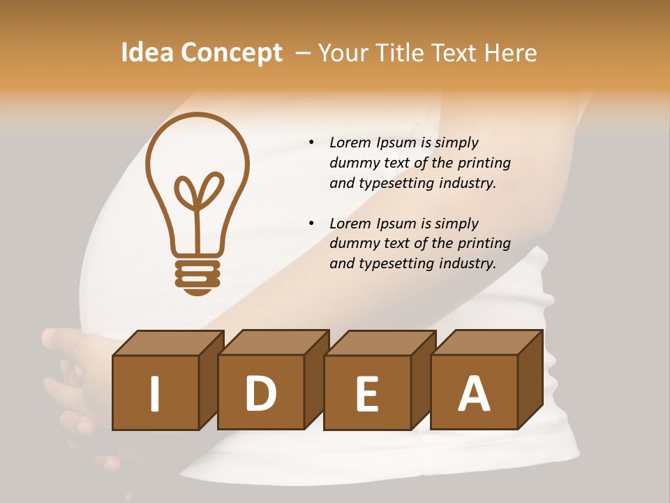 Birth Baby Pregnant PowerPoint Template