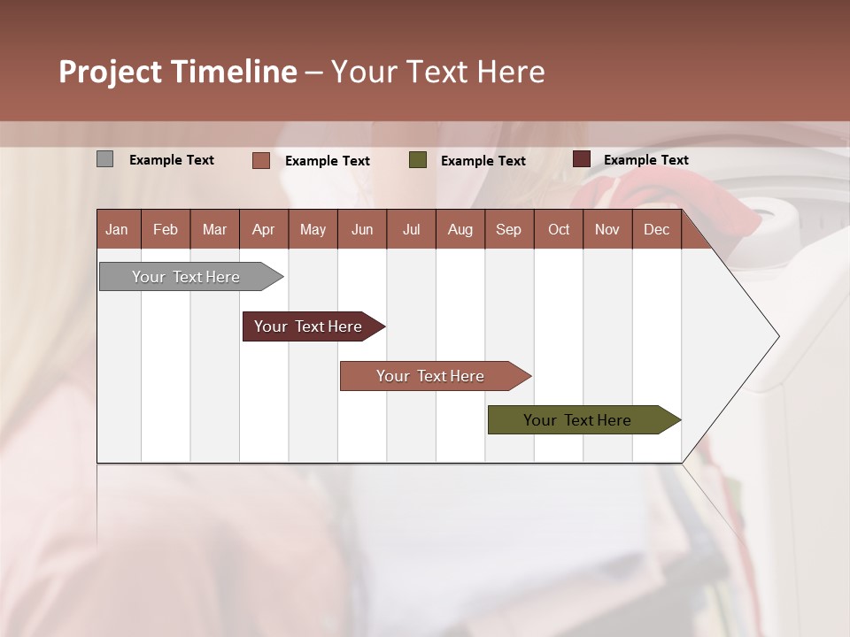 A Woman And A Girl In A Laundry Room PowerPoint Template