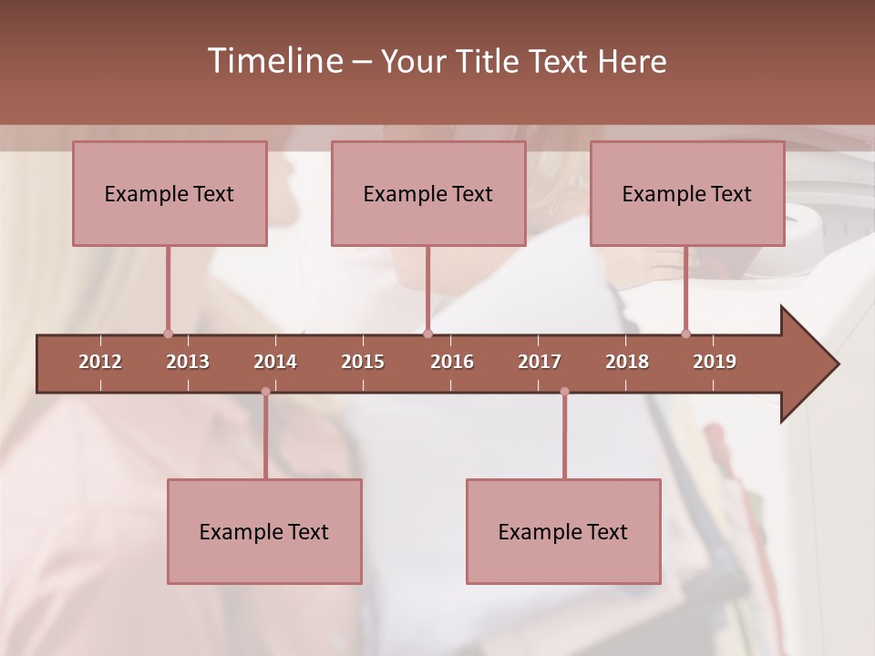A Woman And A Girl In A Laundry Room PowerPoint Template