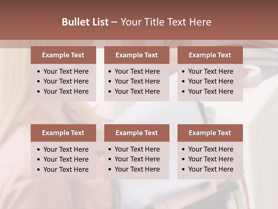 A Woman And A Girl In A Laundry Room PowerPoint Template