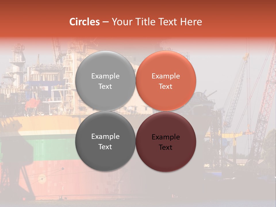 A Large Green And Yellow Boat In A Body Of Water PowerPoint Template