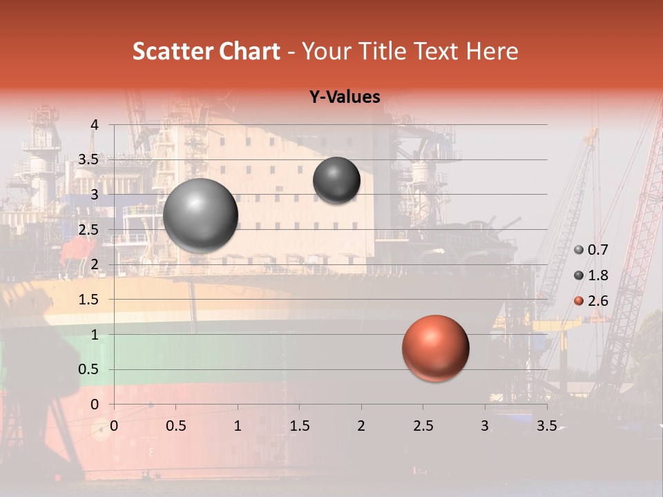 A Large Green And Yellow Boat In A Body Of Water PowerPoint Template
