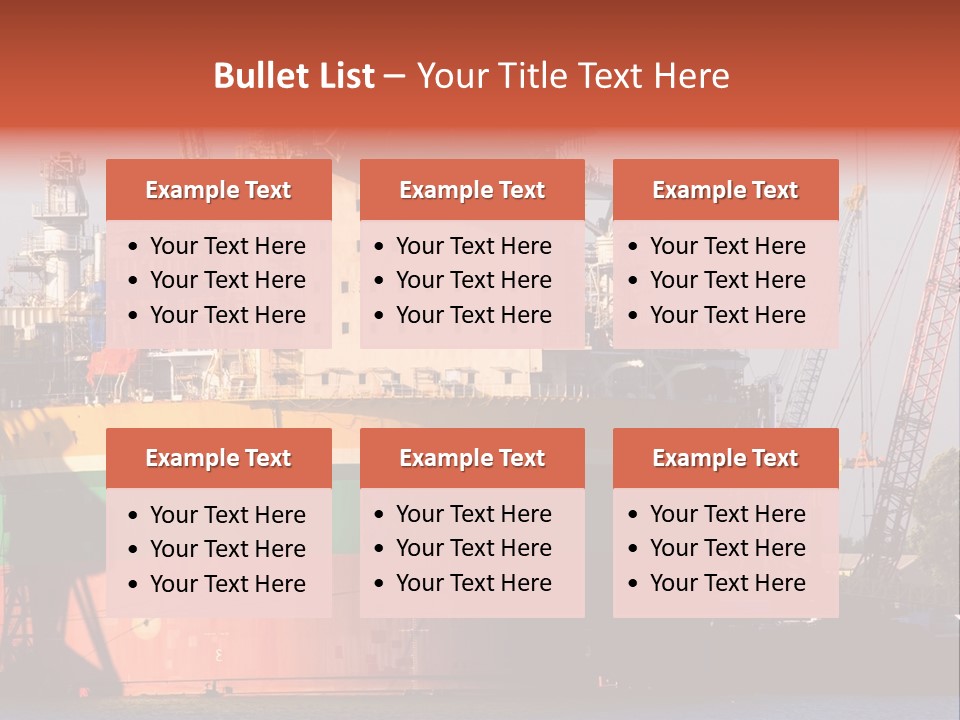 A Large Green And Yellow Boat In A Body Of Water PowerPoint Template