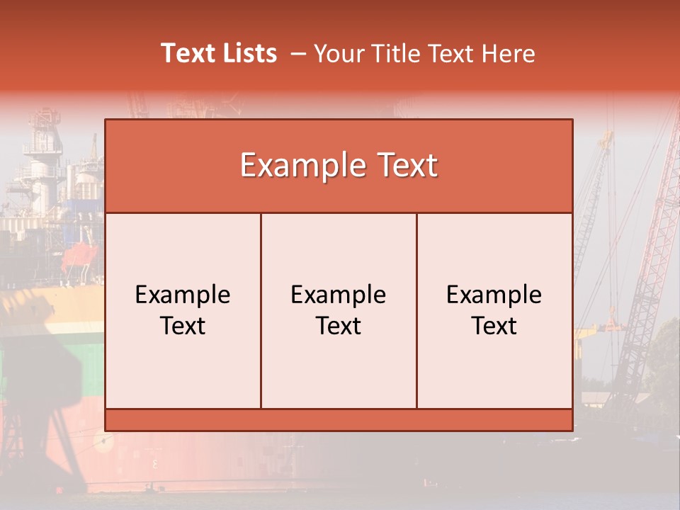 A Large Green And Yellow Boat In A Body Of Water PowerPoint Template