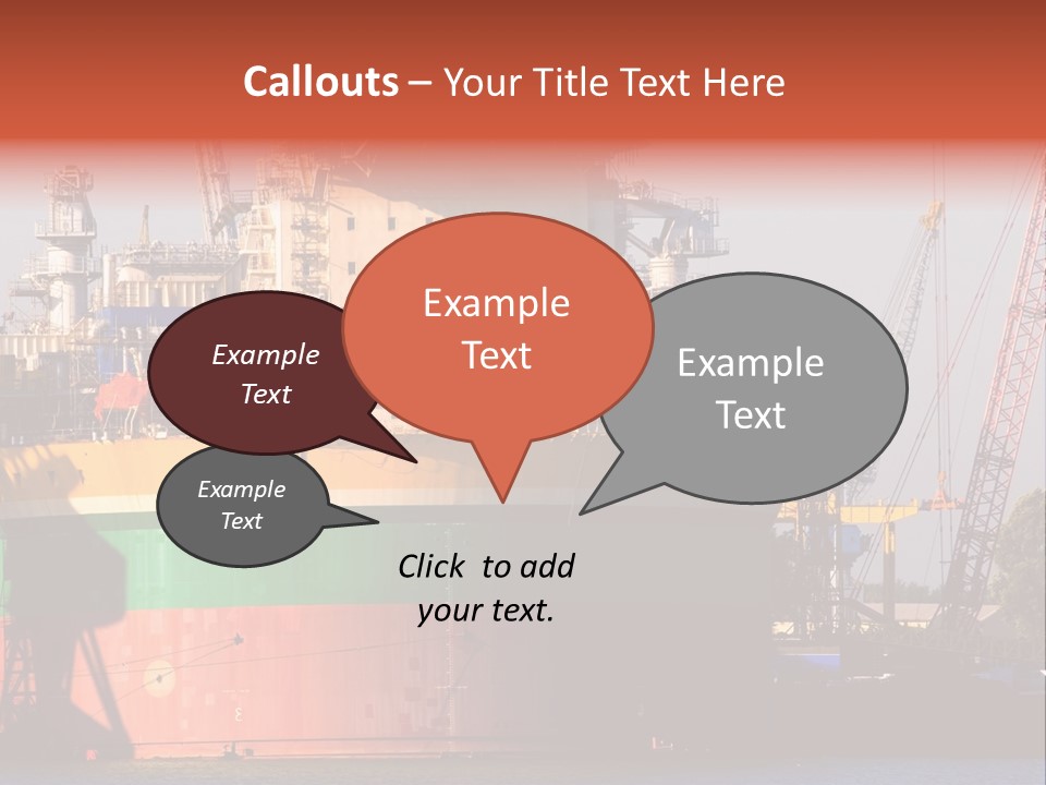 A Large Green And Yellow Boat In A Body Of Water PowerPoint Template