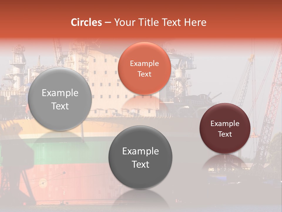 A Large Green And Yellow Boat In A Body Of Water PowerPoint Template